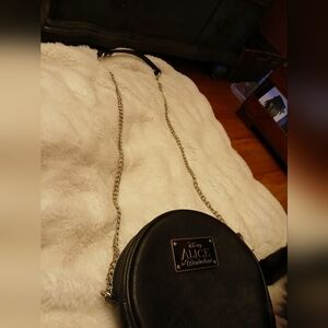 Disney Black and Silver Alice in Wonderland Bag